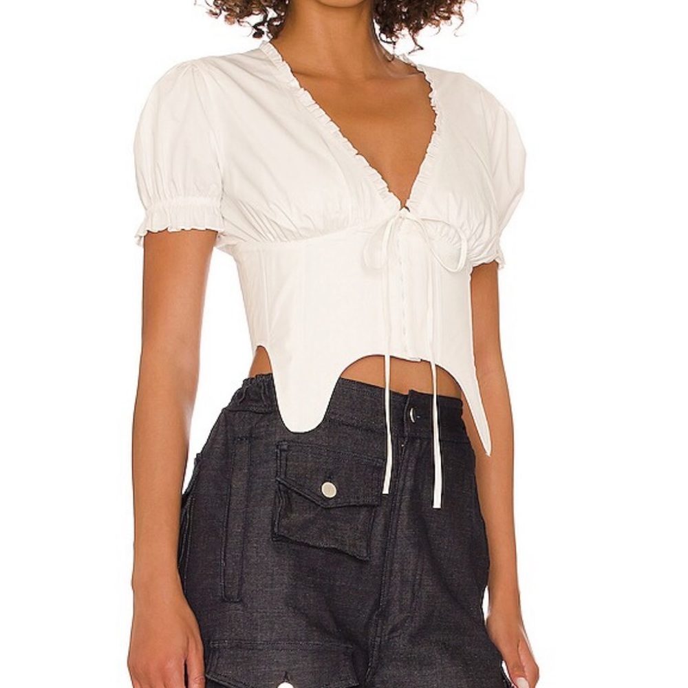 Danielle Guizio Full Sleeve Corset in Wind
Size S
Brand new
